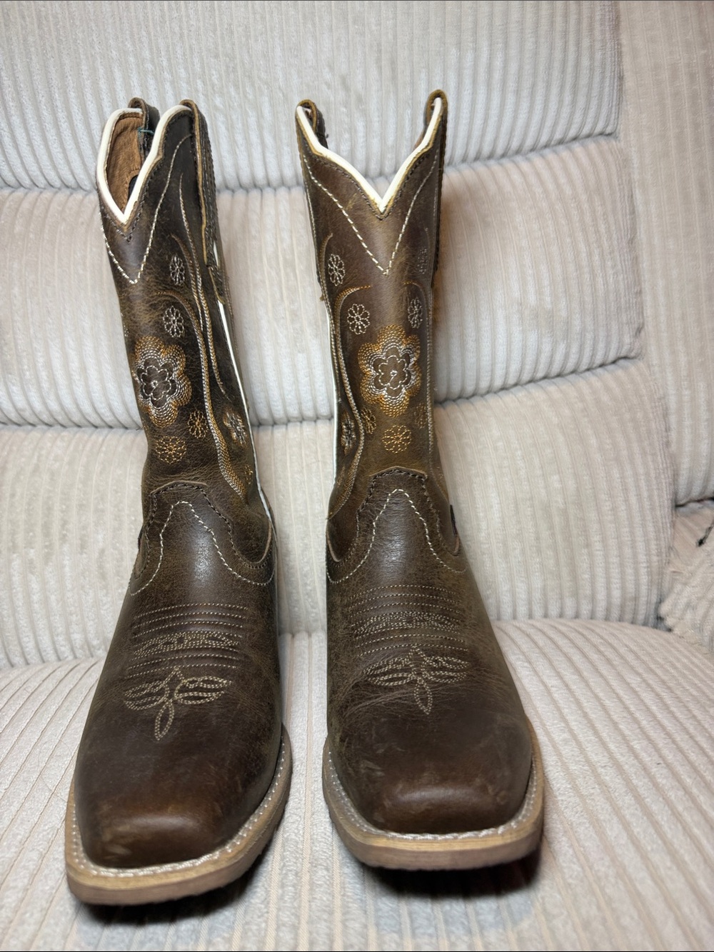 Justin Women’s Jesse Brown Western Boots - Square Toe